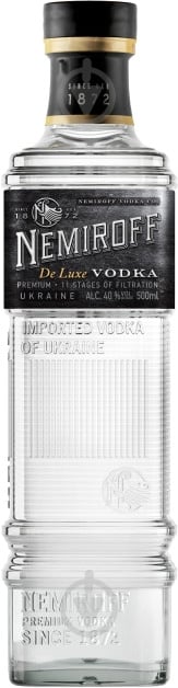 Водка Nemiroff De Luxe 0,5 л - фото 1 Водка Nemiroff De Luxe 0,5 л - фото 1