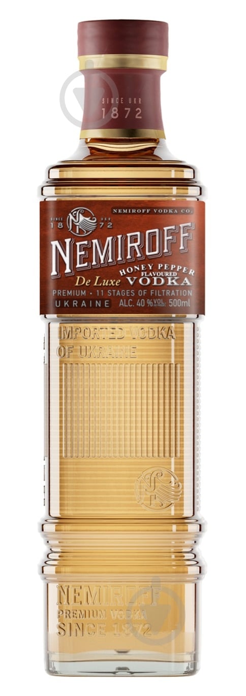 Горілка Nemiroff Honey Pepper De Luxe 0,5 л — фото 2