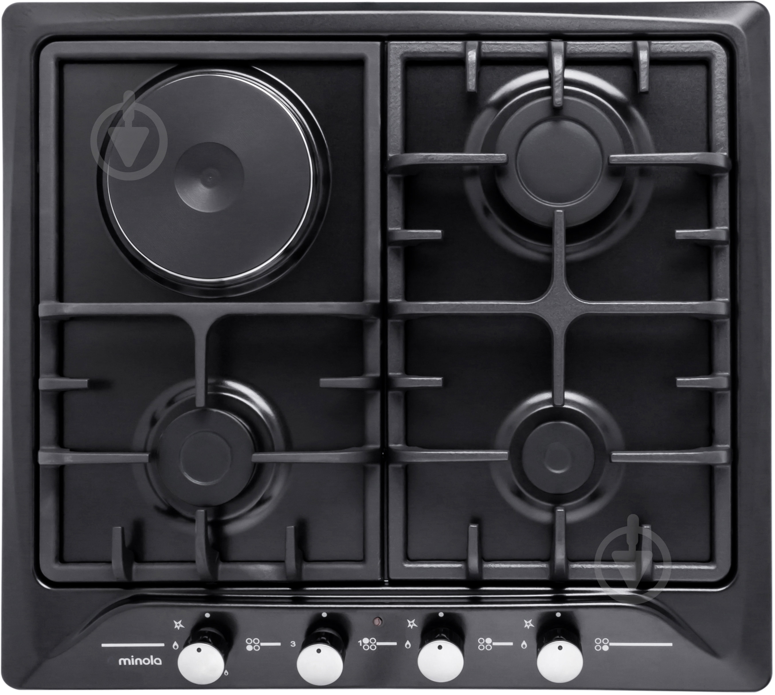 Варочная поверхность комбинированная Minola MKM 63024 BL - фото 1