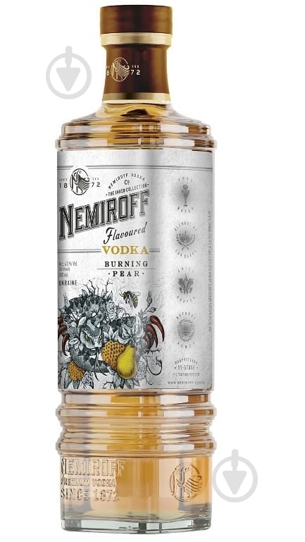 Горілка Nemiroff Burning Pear De Luxe FV 0,5 л - фото 3 Горілка Nemiroff Burning Pear De Luxe FV 0,5 л - фото 3