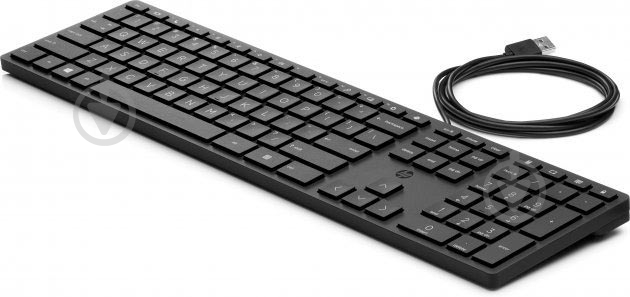 Клавіатура HP Wired 320K (9SR37AA) black - фото 2 Клавіатура HP Wired 320K (9SR37AA) black - фото 2