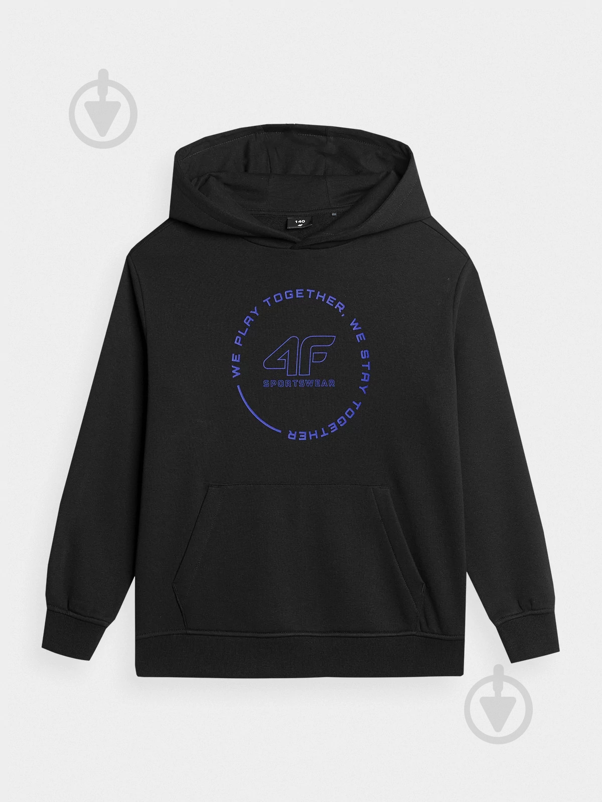 Джемпер 4F SWEATSHIRT M1090 4FJRAW23TSWSM1090-20S р.128 черный - фото 1