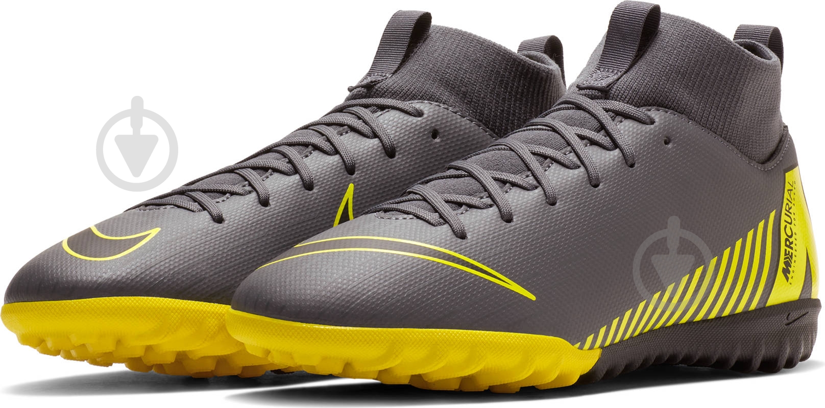 Сороконожки Nike JR SUPERFLY 6 ACADEMY GS TF AH7344-070 р.38,5 темно-серый - фото 1 Сороконожки Nike JR SUPERFLY 6 ACADEMY GS TF AH7344-070 р.38,5 темно-серый - фото 1