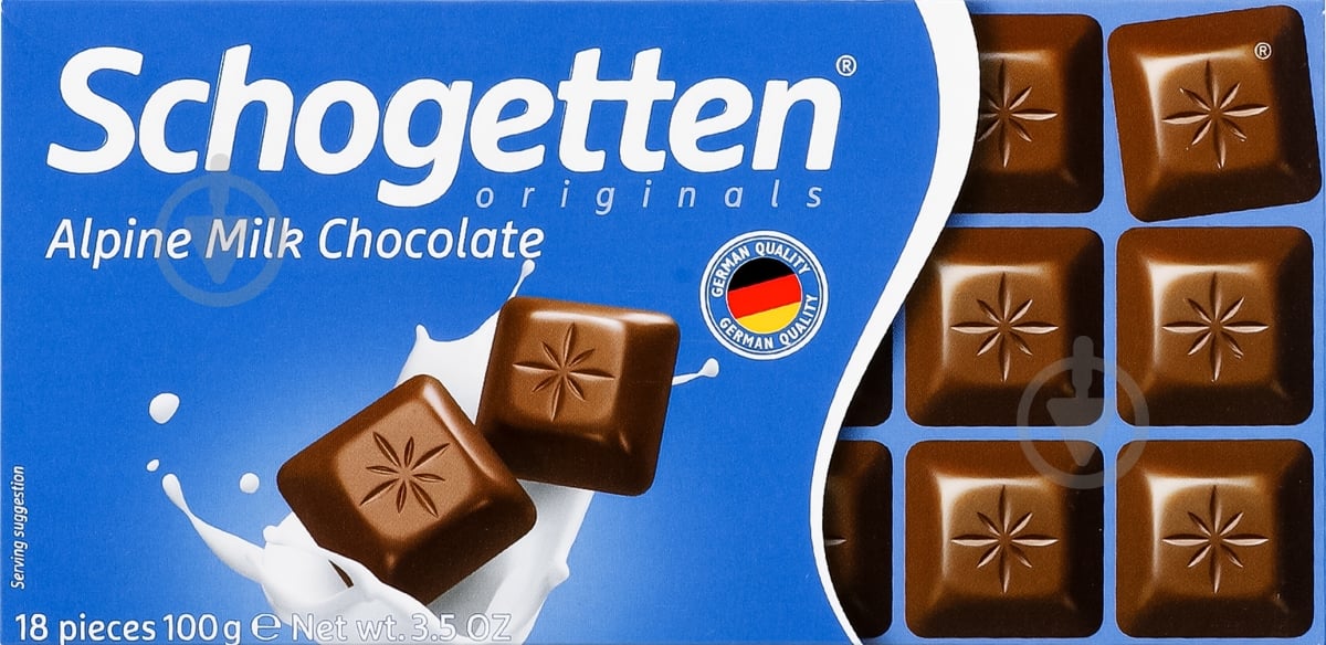 Шоколад Schogetten молочный 100 г - фото 1