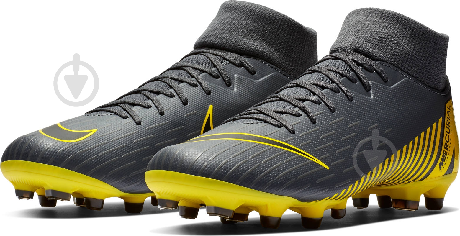ᐉ Бутсы Nike SUPERFLY 6 ACADEMY FG/MG AH7362-070 р.39 темно-серый
