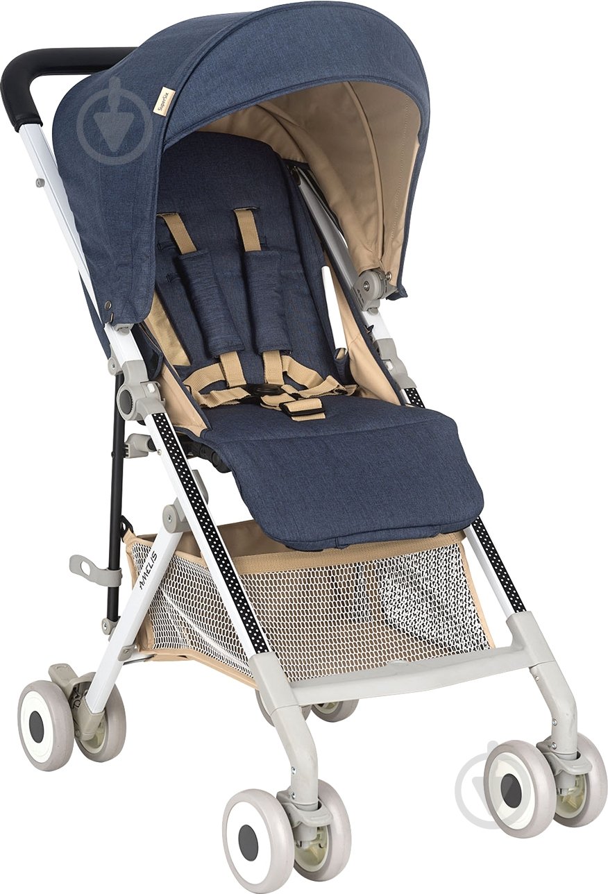 Коляска прогулочная Amelis SuperSix Blue ocean - фото 1 Коляска прогулочная Amelis SuperSix Blue ocean - фото 1