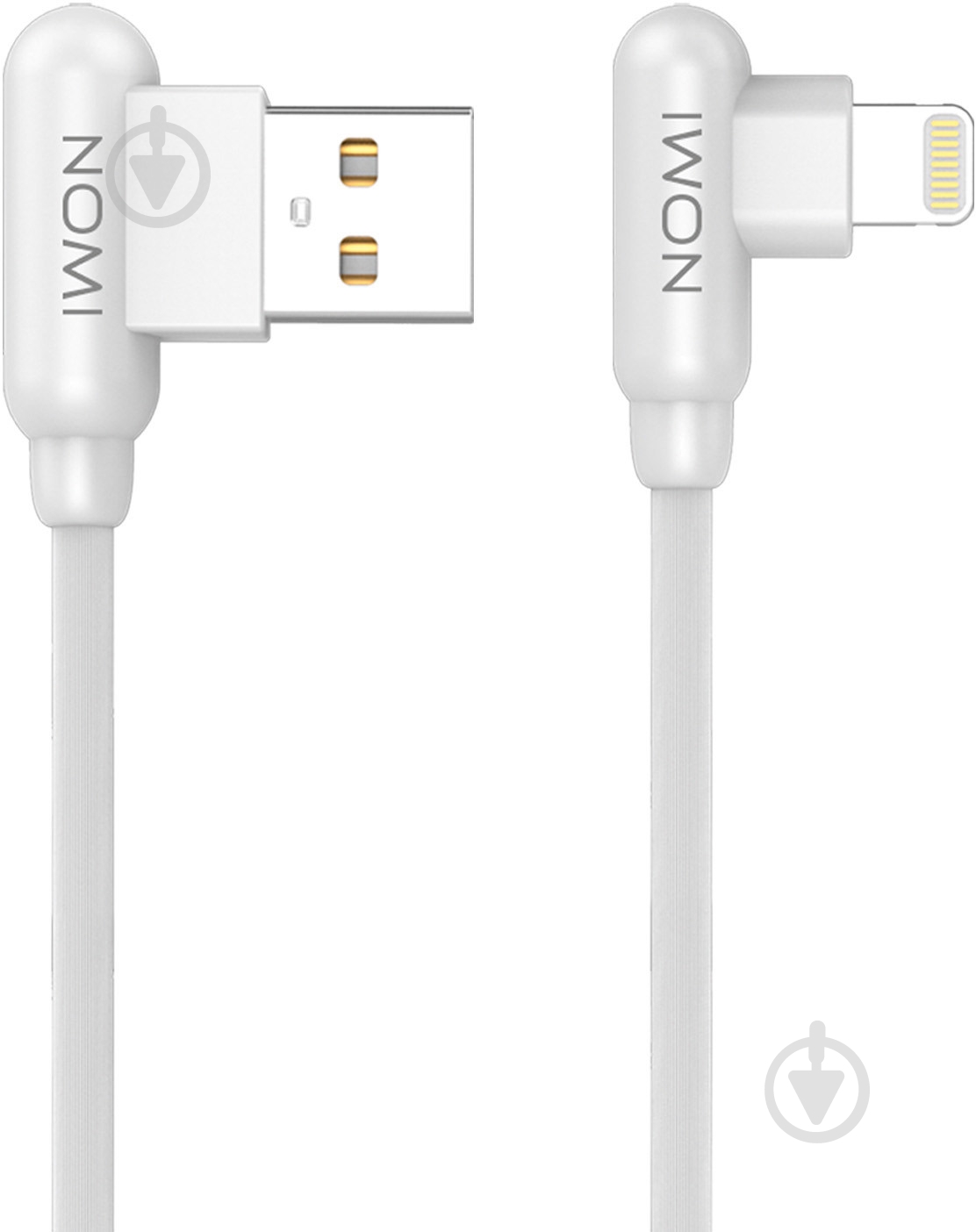Кабель Nomi Lightning – USB 1 м белый (344279) DCAQ 10i - фото 1