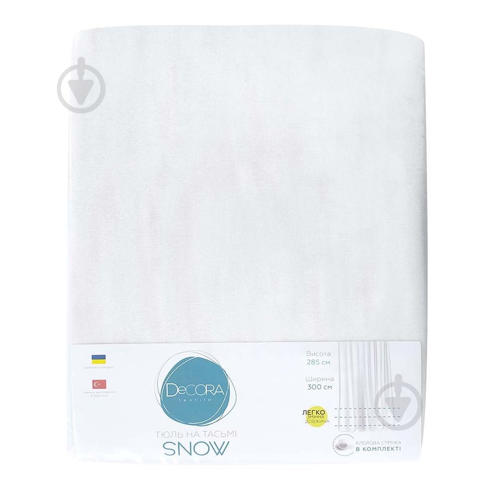 Тюль Snow 300х290 см белый Decora textile - фото 3