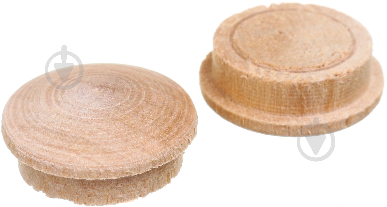 Заглушка деревянная бук D16 мм - фото 1