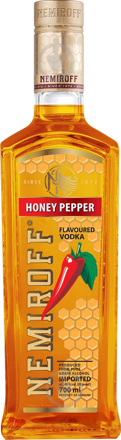Настойка Nemiroff Украинская медовая с перцем 0,7 л - фото 4