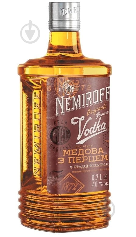 Настойка Nemiroff Украинская медовая с перцем 0,7 л - фото 2