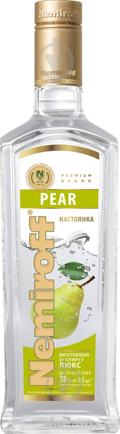 Настойка Nemiroff Груша 0,5 л - фото 1 Настойка Nemiroff Груша 0,5 л - фото 1