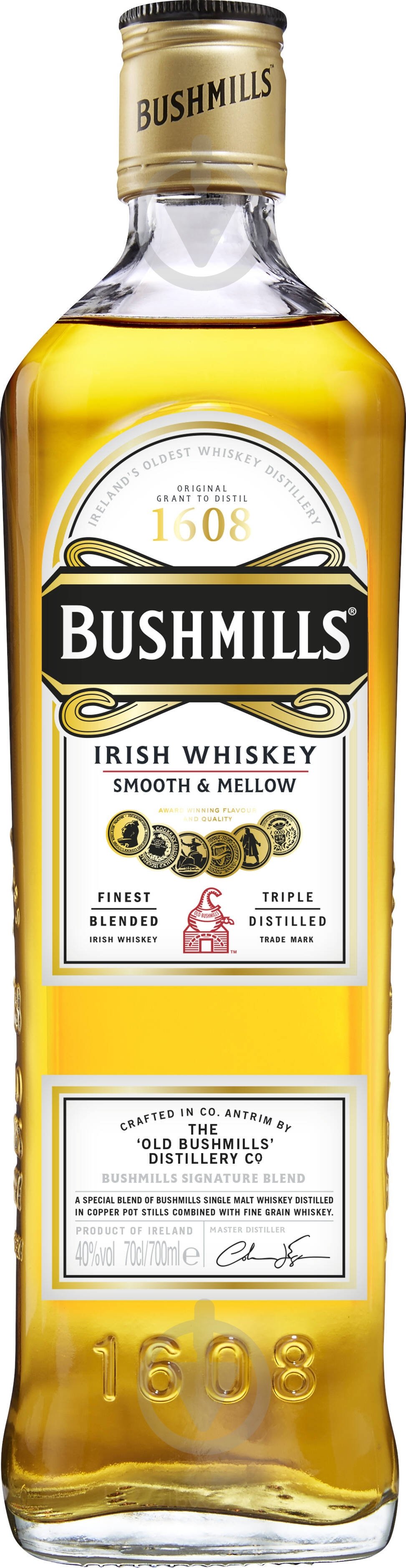 Виски Bushmills Original 6 лет выдержки 0,7 л - фото 2 Виски Bushmills Original 6 лет выдержки 0,7 л - фото 2