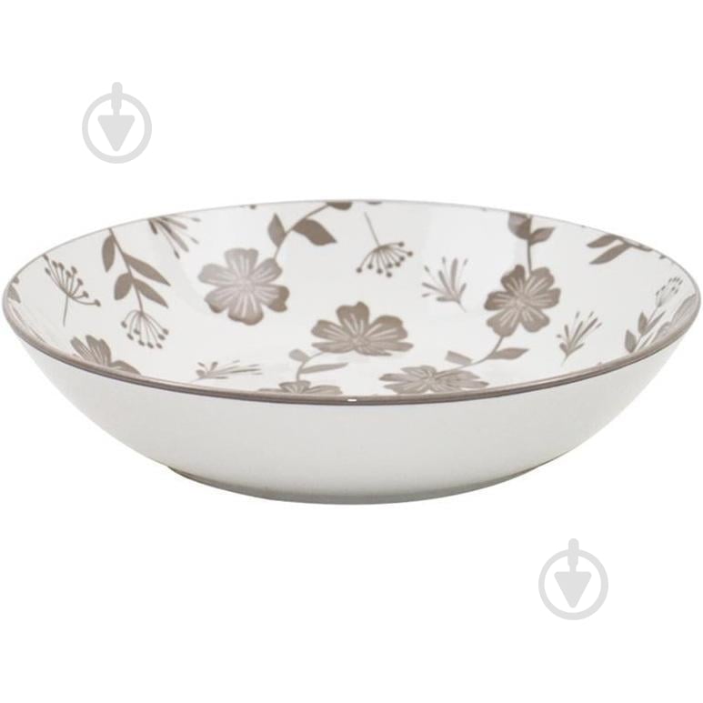 Тарілка супова Ardesto Ravenna 790 мл 20 см біло-бежевий (AR1320R) - фото 1 Тарілка супова Ardesto Ravenna 790 мл 20 см біло-бежевий (AR1320R) - фото 1