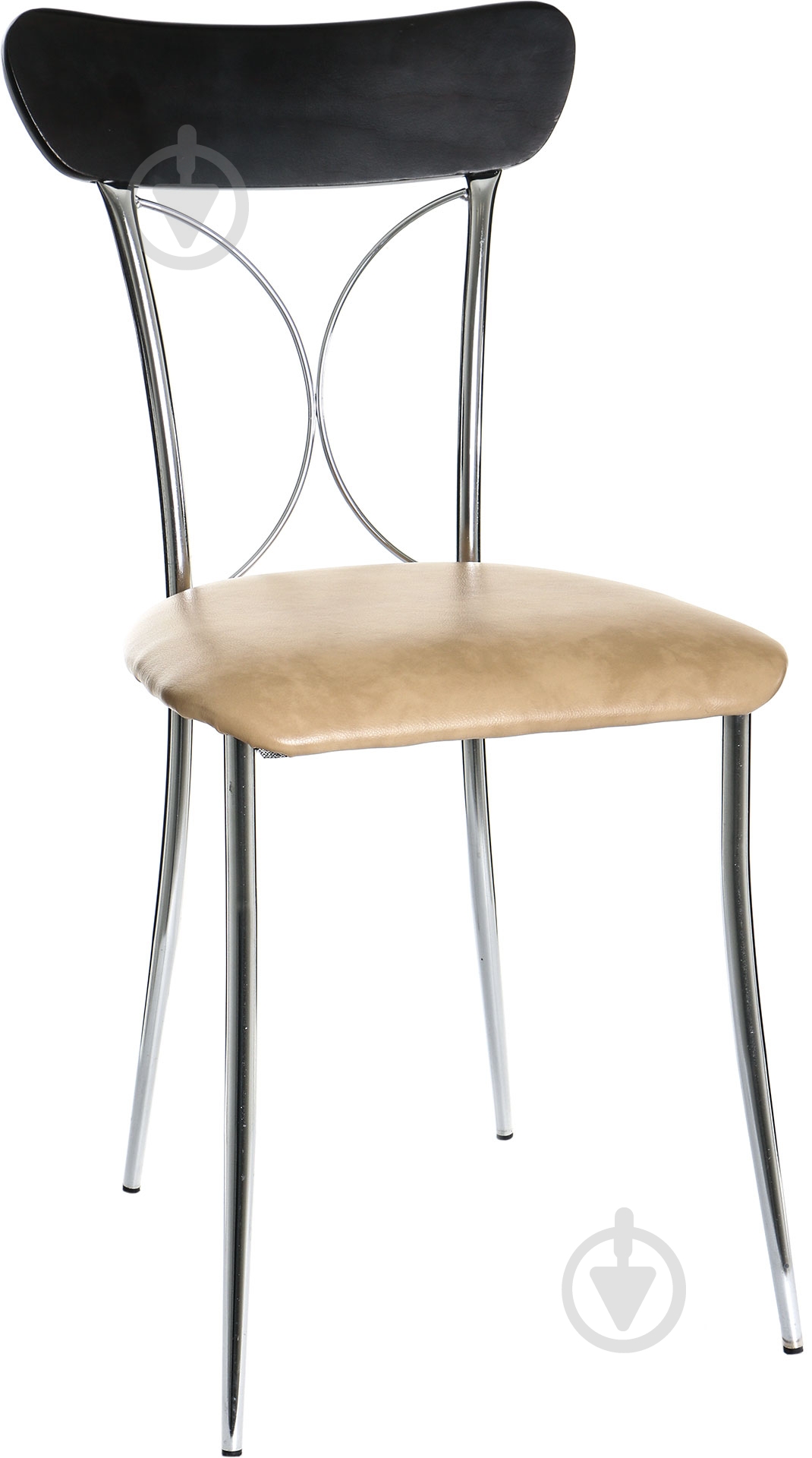 Стілець обідній AMF Art Metal Furniture Флавія хром хром/бежевий - фото 1 Стілець обідній AMF Art Metal Furniture Флавія хром хром/бежевий - фото 1