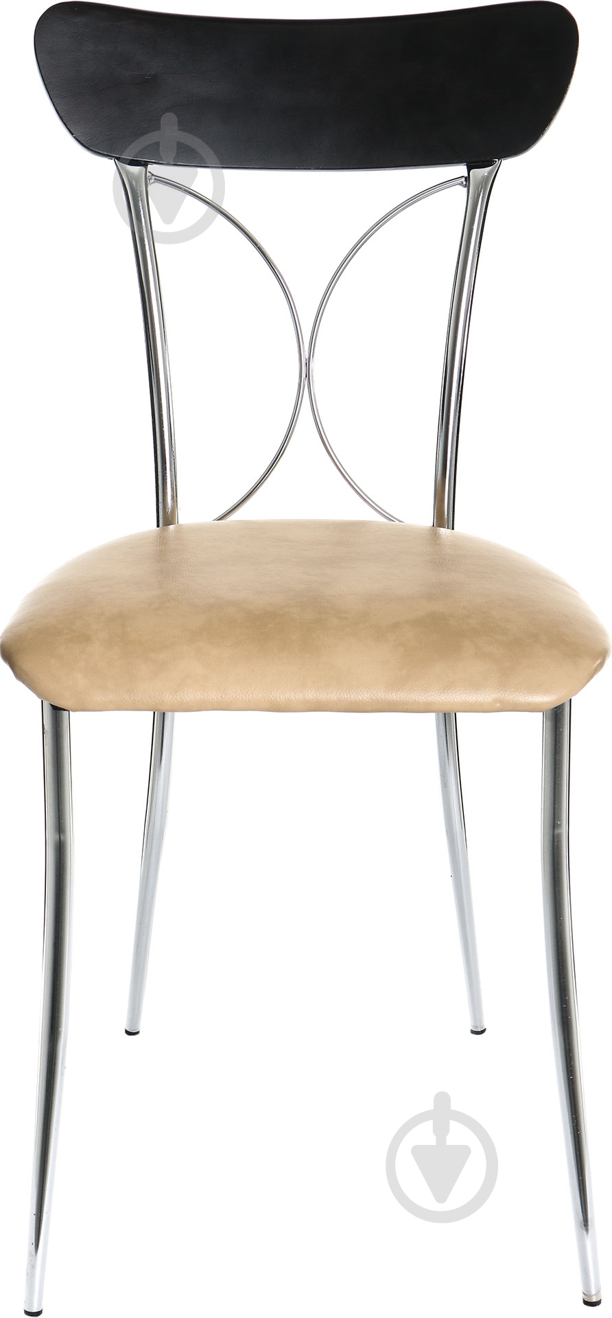 Стілець обідній AMF Art Metal Furniture Флавія хром хром/бежевий - фото 2 Стілець обідній AMF Art Metal Furniture Флавія хром хром/бежевий - фото 2