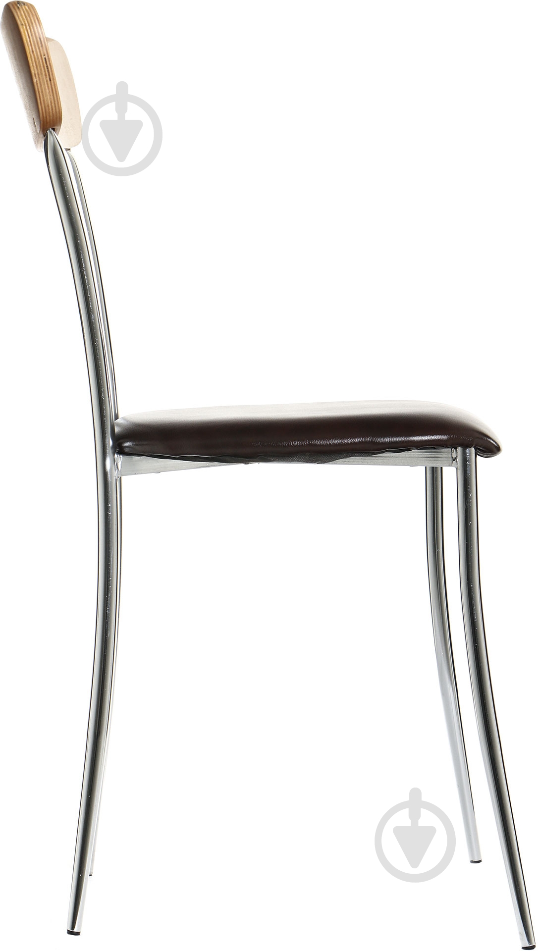 Стул обеденный AMF Art Metal Furniture Флавия хром хром/коричневый - фото 3