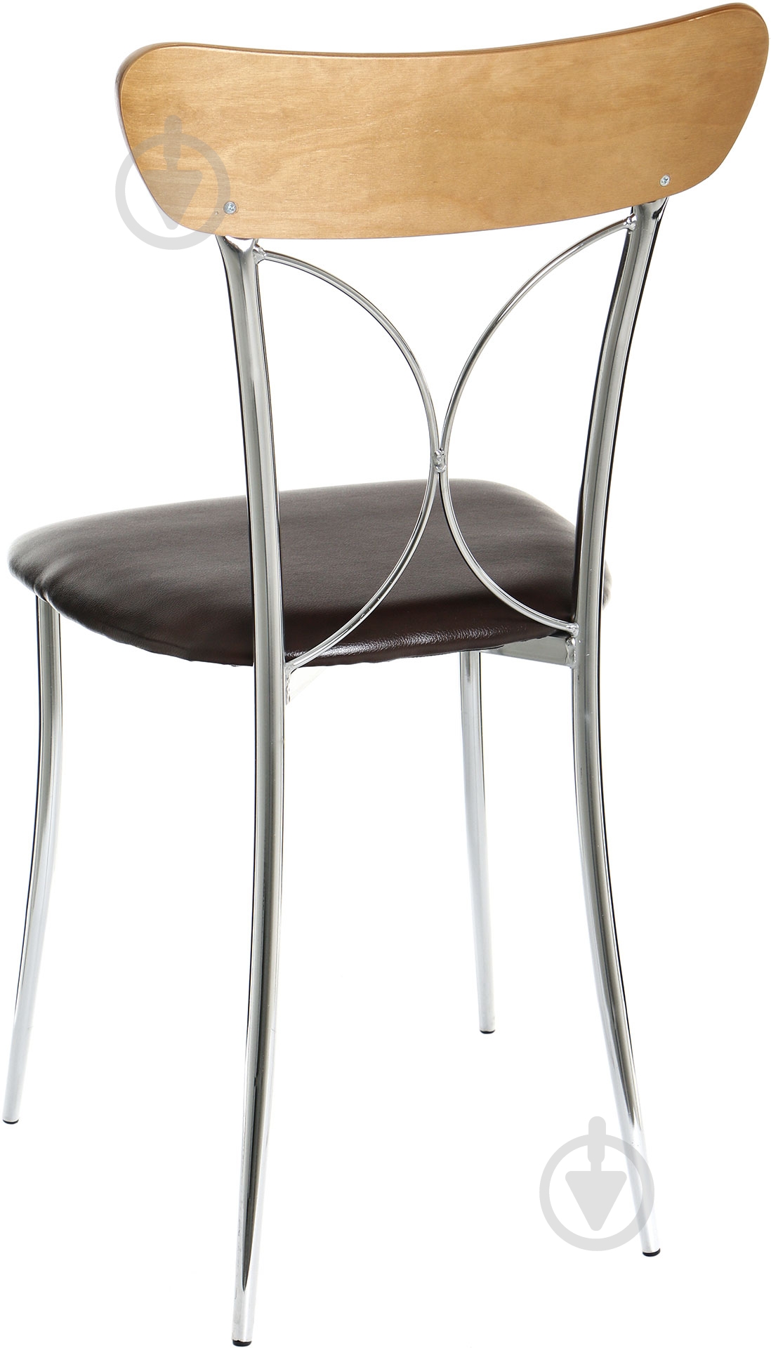 Стул обеденный AMF Art Metal Furniture Флавия хром хром/коричневый - фото 4