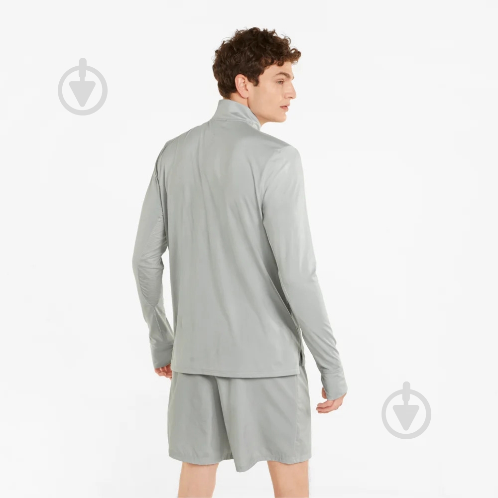 Футболка Puma RUN FAV 1 4 ZIP 52021119 р.2XL серый - фото 2 Футболка Puma RUN FAV 1 4 ZIP 52021119 р.2XL серый - фото 2