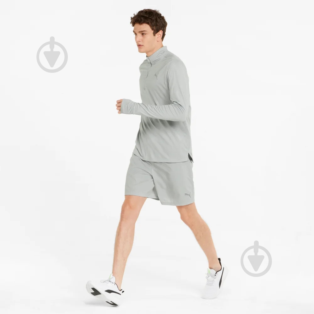 Футболка Puma RUN FAV 1 4 ZIP 52021119 р.2XL серый - фото 3 Футболка Puma RUN FAV 1 4 ZIP 52021119 р.2XL серый - фото 3