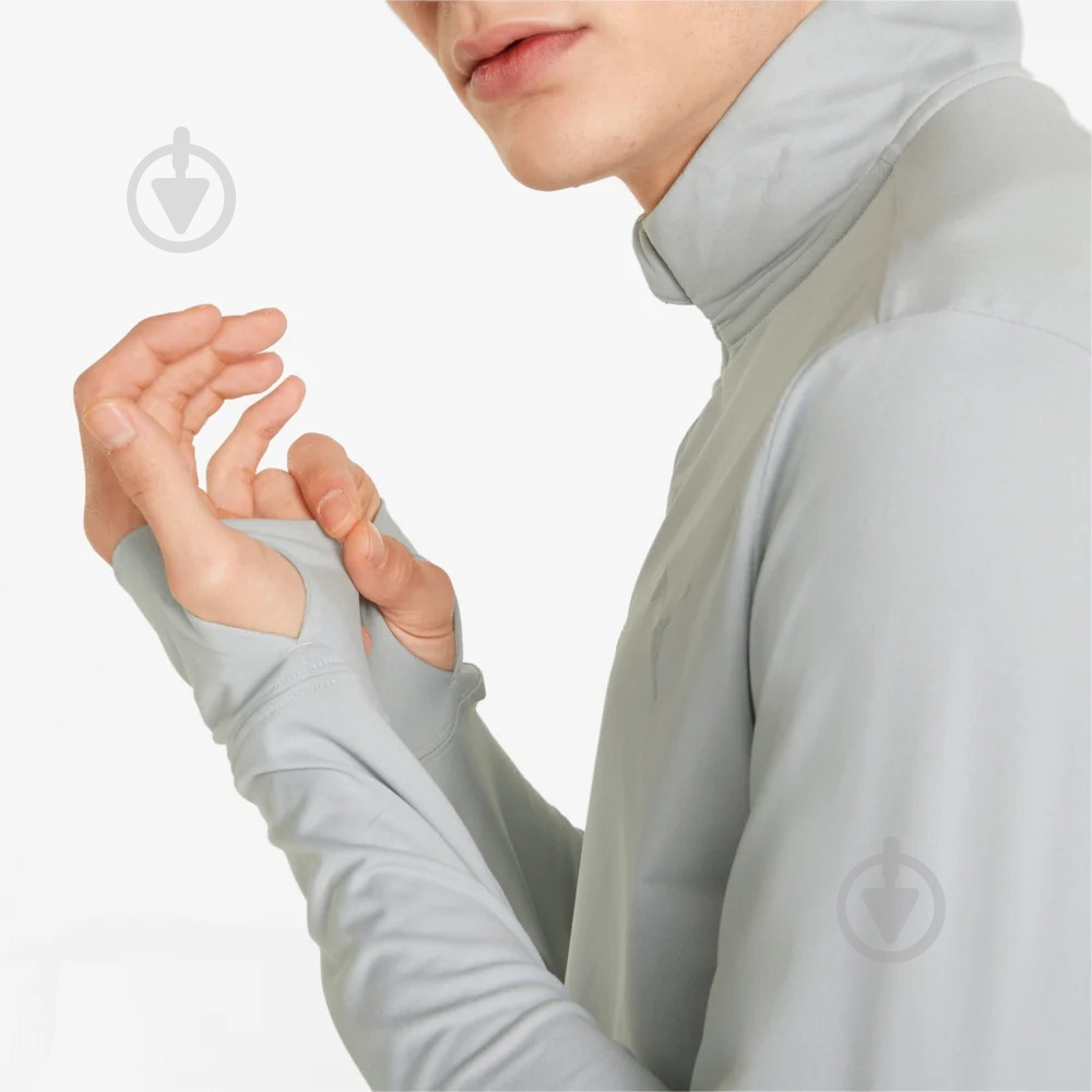 Футболка Puma RUN FAV 1 4 ZIP 52021119 р.2XL серый - фото 5 Футболка Puma RUN FAV 1 4 ZIP 52021119 р.2XL серый - фото 5