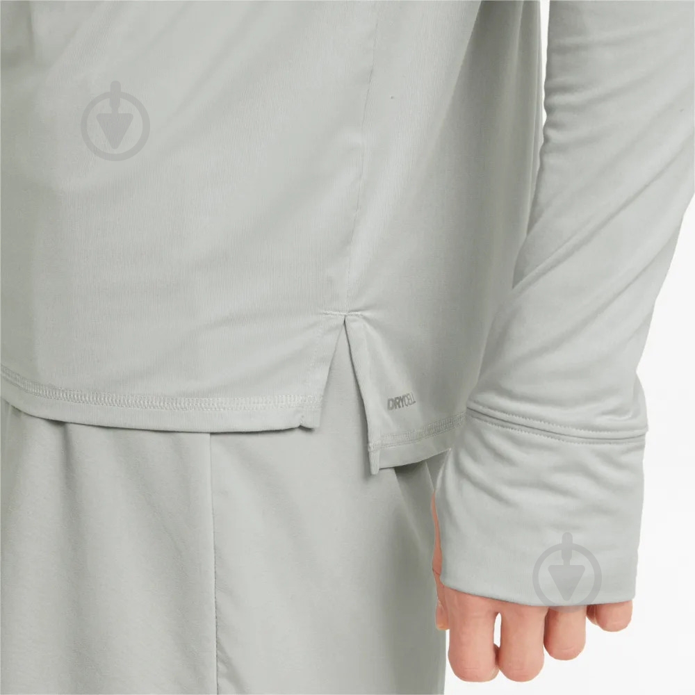 Футболка Puma RUN FAV 1 4 ZIP 52021119 р.2XL серый - фото 6 Футболка Puma RUN FAV 1 4 ZIP 52021119 р.2XL серый - фото 6