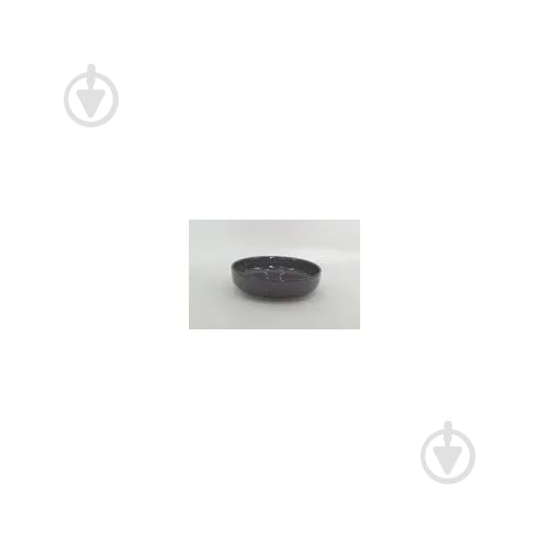 Тарелка суповая Ardesto Lazio 730 мл 18.5 см темно-серый (AR1618DG) - фото 1