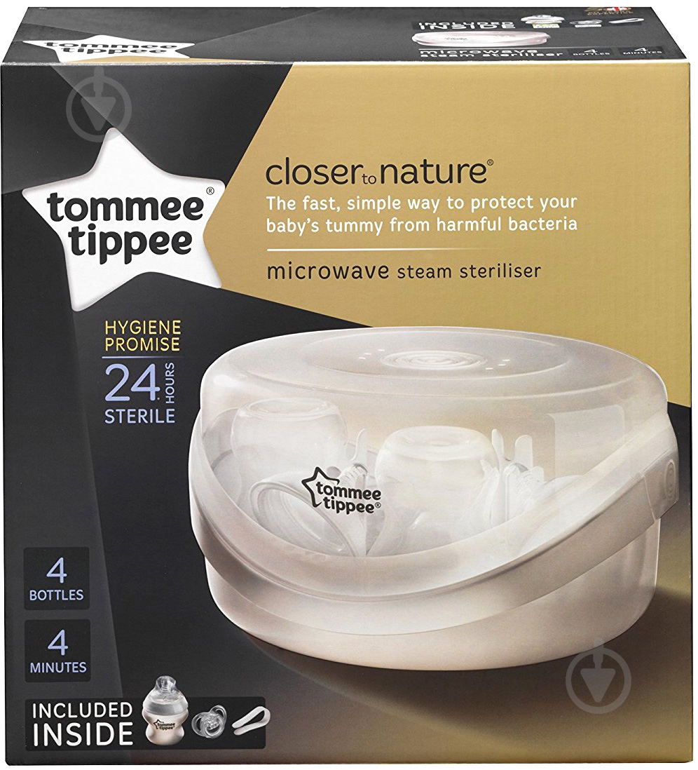 Стерилизатор Tommee Tippee паровой 4236008 - фото 3 Стерилизатор Tommee Tippee паровой 4236008 - фото 3