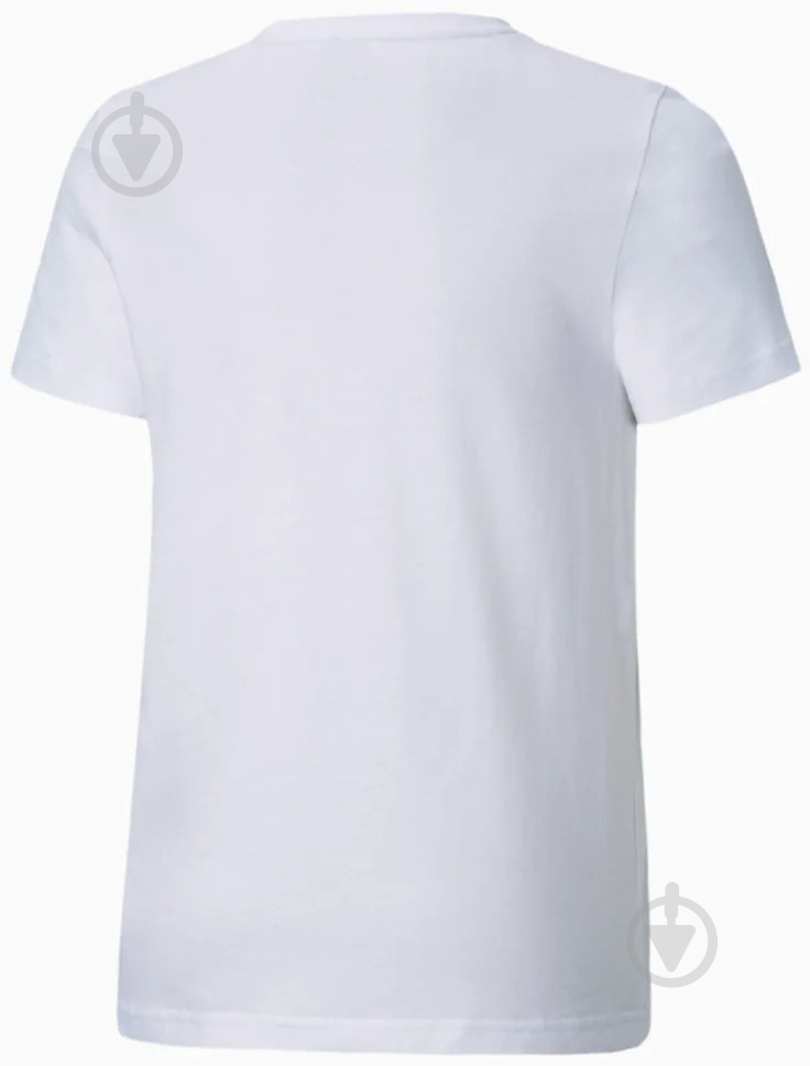 Футболка Puma ESS LOGO TEE B 58696002 р.152 белый - фото 2