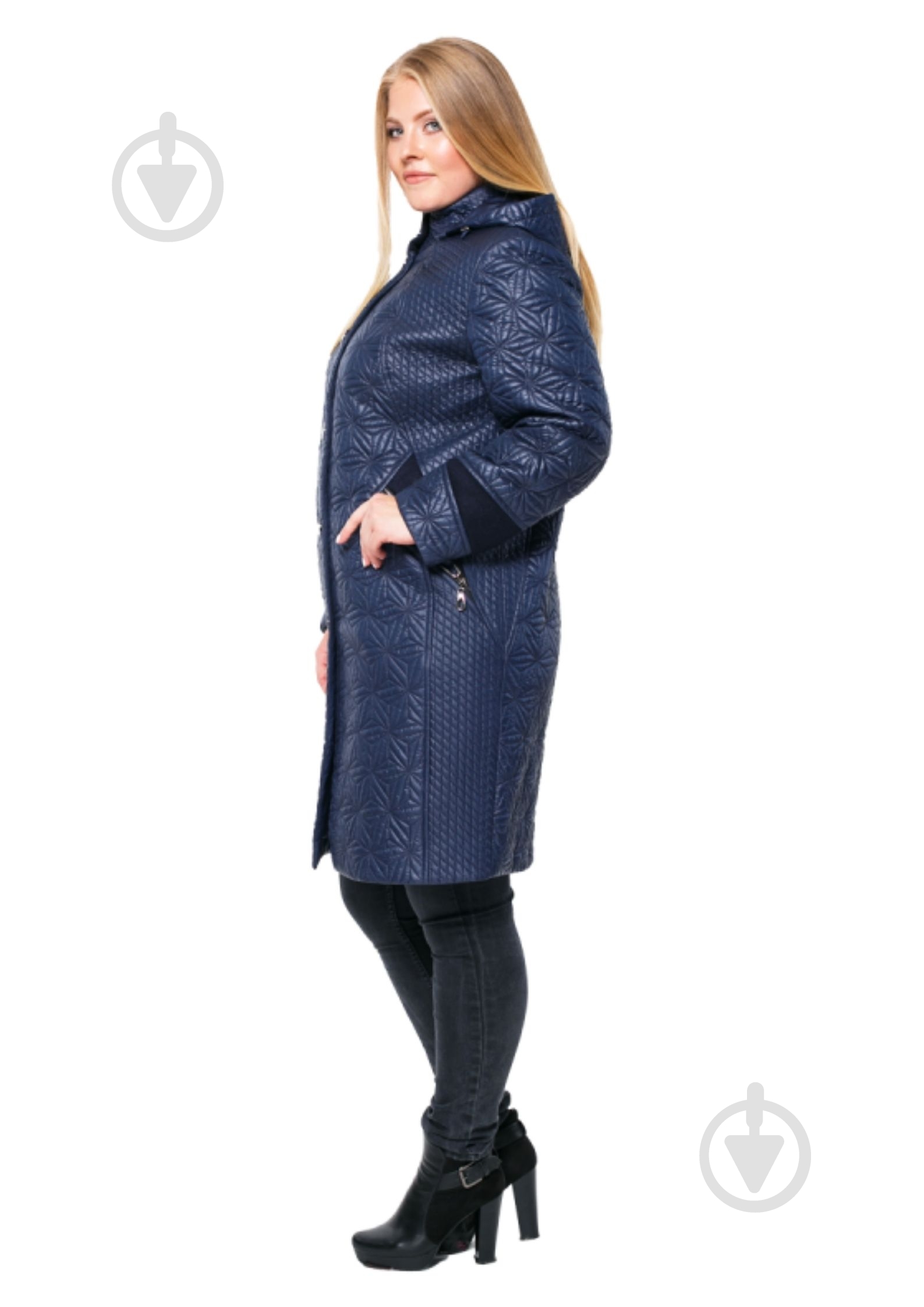 Куртка женское зимнее Adonis ЛАРИН D19-327/C#91A р.58 синее - фото 3
