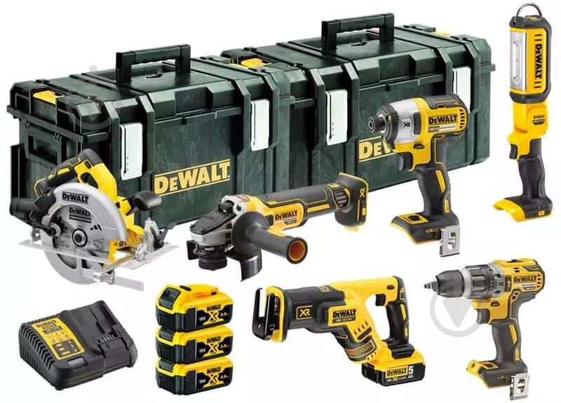 Набір DeWalt із шести безщіткових інструментів DCK623P3 - фото 14
