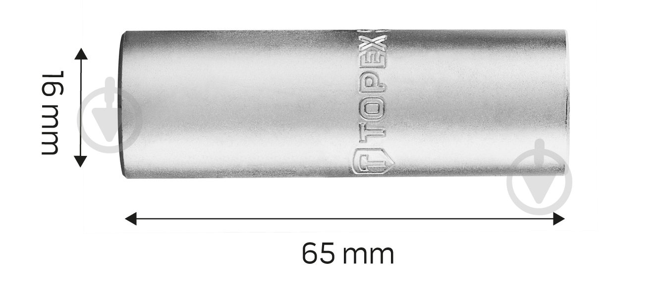 Головка свечная Topex Premium 38D764 - фото 2