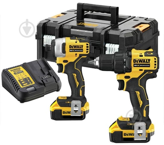 Набор аккумуляторного инструмента DeWalt DCK2062M2T - фото 2 Набор аккумуляторного инструмента DeWalt DCK2062M2T - фото 2