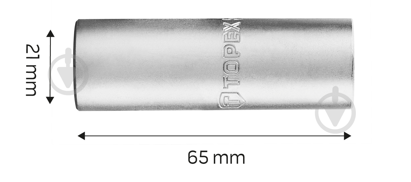 Головка свечная Topex Premium 38D765 - фото 2 Головка свечная Topex Premium 38D765 - фото 2