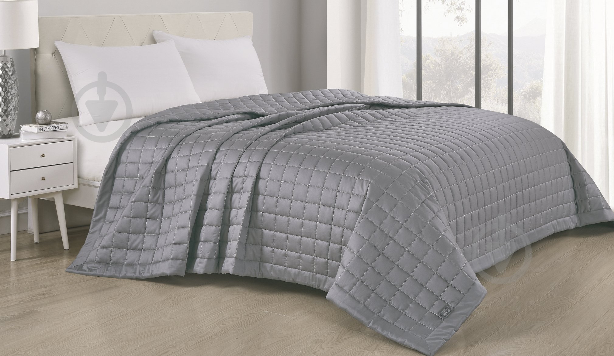 Покрывало Solid 240x260 см La Nuit графит - фото 1