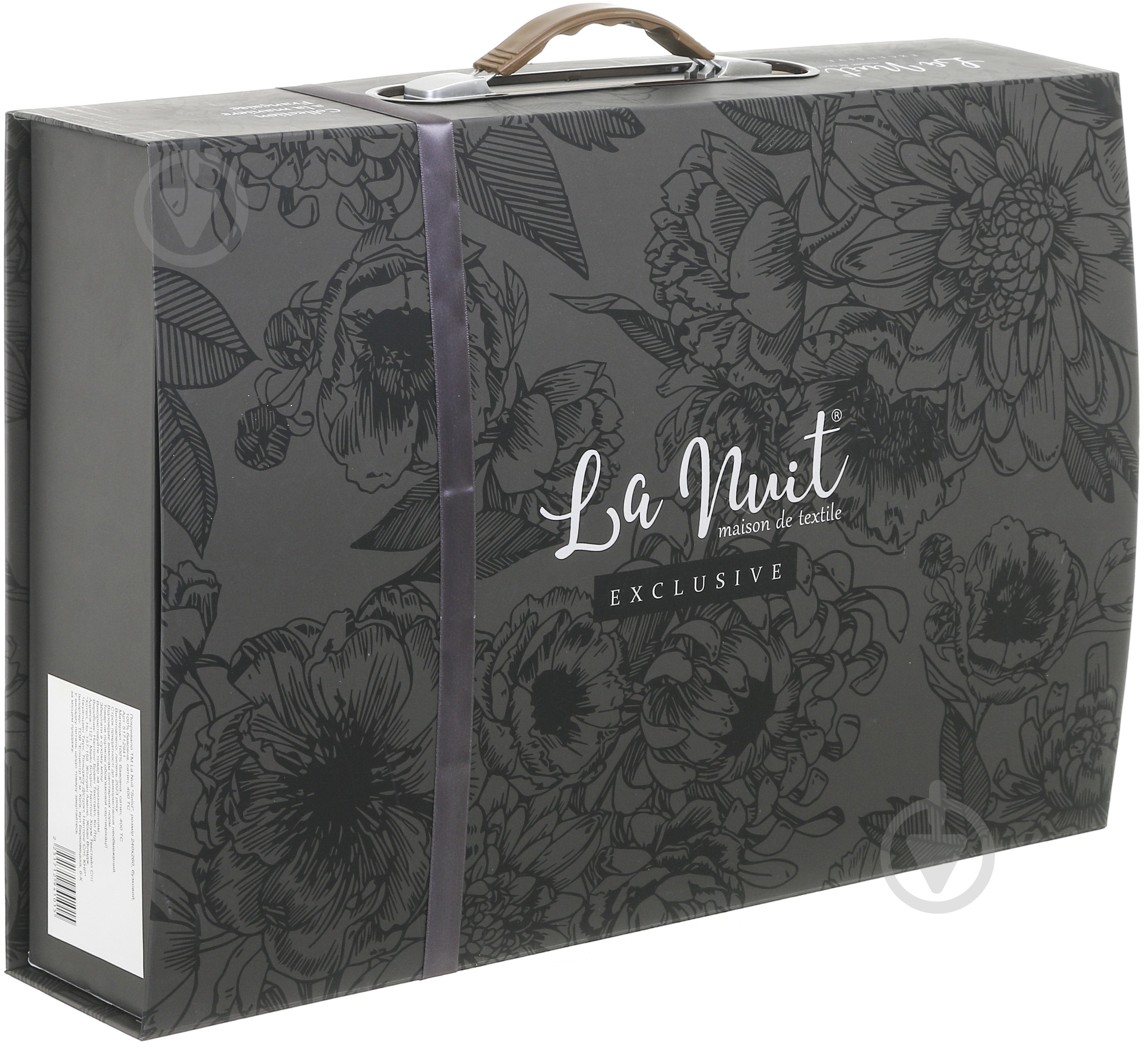 Покрывало Solid 240x260 см La Nuit сиреневый - фото 3