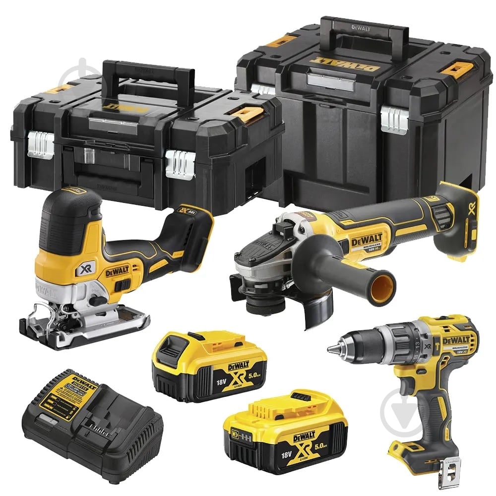 Набор аккумуляторного инструмента DeWalt DCK329P2T - фото 1