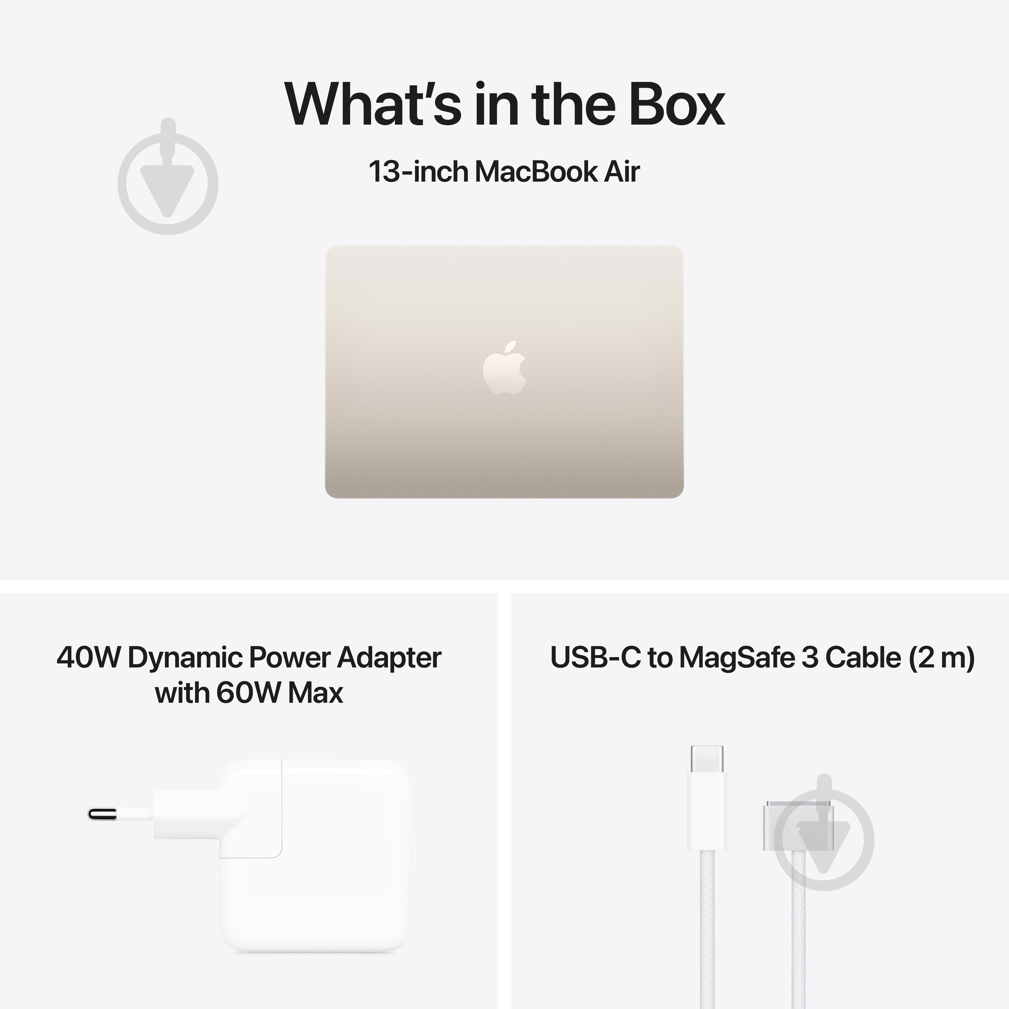Ноутбук Apple MacBook Air M5 2026 16GB/1TB 13,6" (MDHC4UA/A) starlight - фото 9