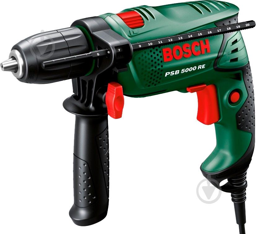 Дрель ударная Bosch PSB 5000 RE 0603127026 - фото 1 Дрель ударная Bosch PSB 5000 RE 0603127026 - фото 1