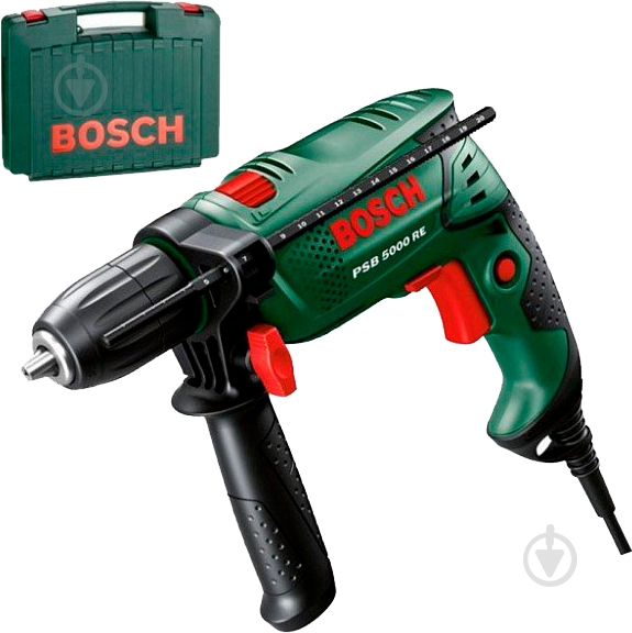 Дрель ударная Bosch PSB 5000 RE 0603127026 - фото 2 Дрель ударная Bosch PSB 5000 RE 0603127026 - фото 2