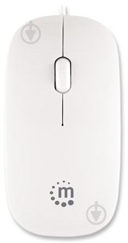 Мышь Manhattan Optical USB White 177627 - фото 3