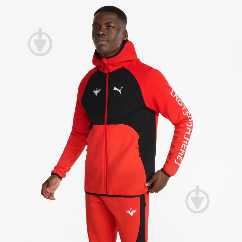 Джемпер Puma MELO DIME JACKET 53510701 р. S оранжевый - фото 1