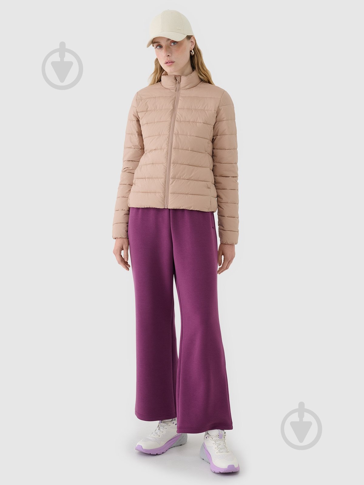 Куртка женская демисезонная 4F DOWN JACKET F533 4FWSS25TDJAF533-83S р.L бежевая - фото 5 Куртка женская демисезонная 4F DOWN JACKET F533 4FWSS25TDJAF533-83S р.L бежевая - фото 5