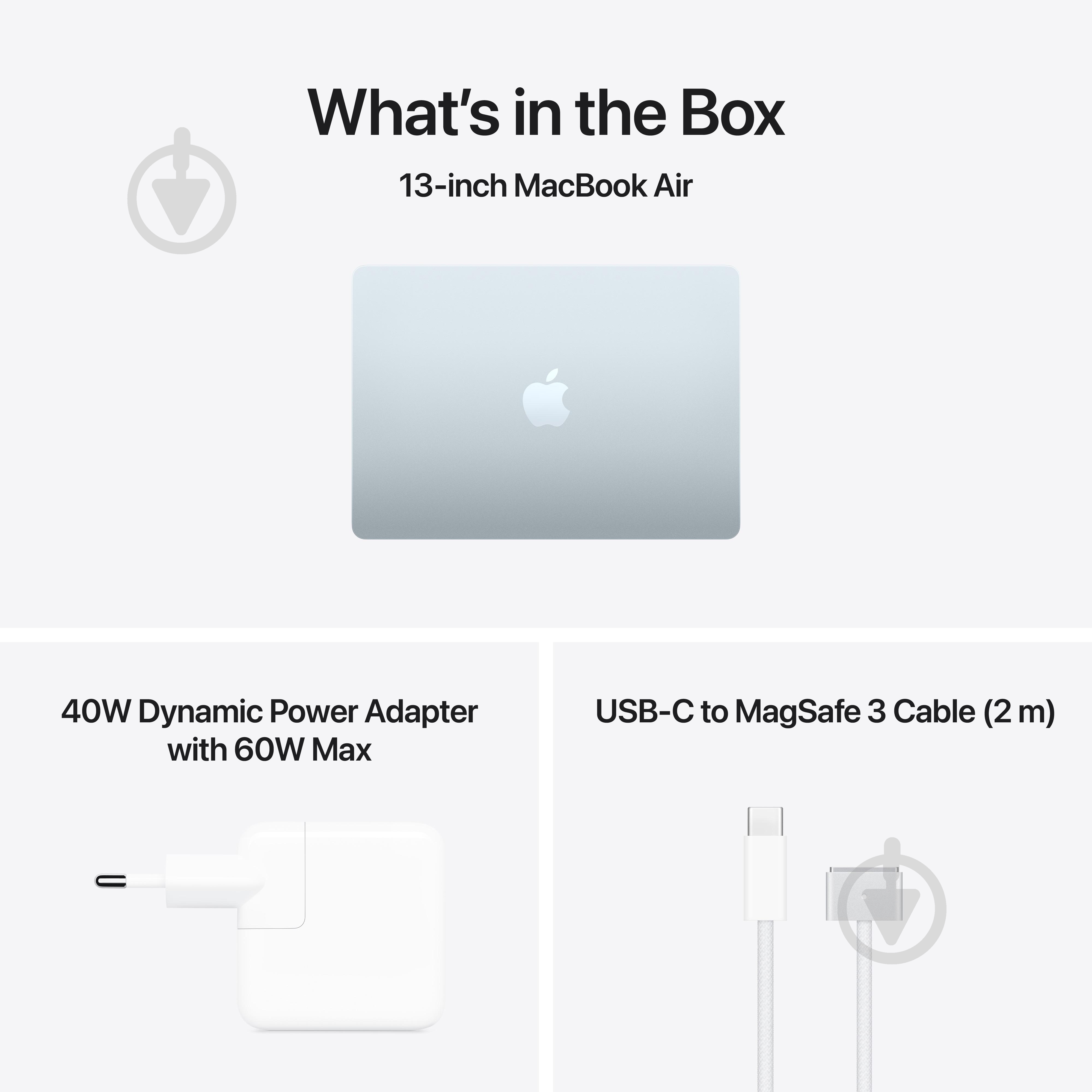 Ноутбук Apple MacBook Air M5 2026 16GB/512GB 13,6" (MDHH4UA/A) sky blue - фото 9