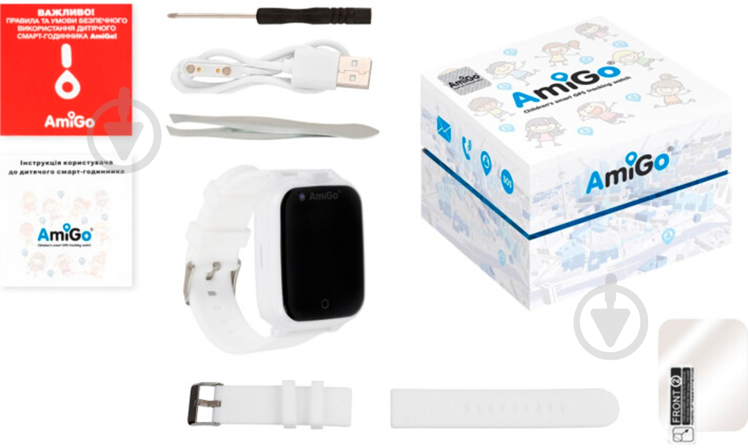 Смарт-часы AmiGo GO006 GPS 4G WIFI white (849559) - фото 9 Смарт-часы AmiGo GO006 GPS 4G WIFI white (849559) - фото 9