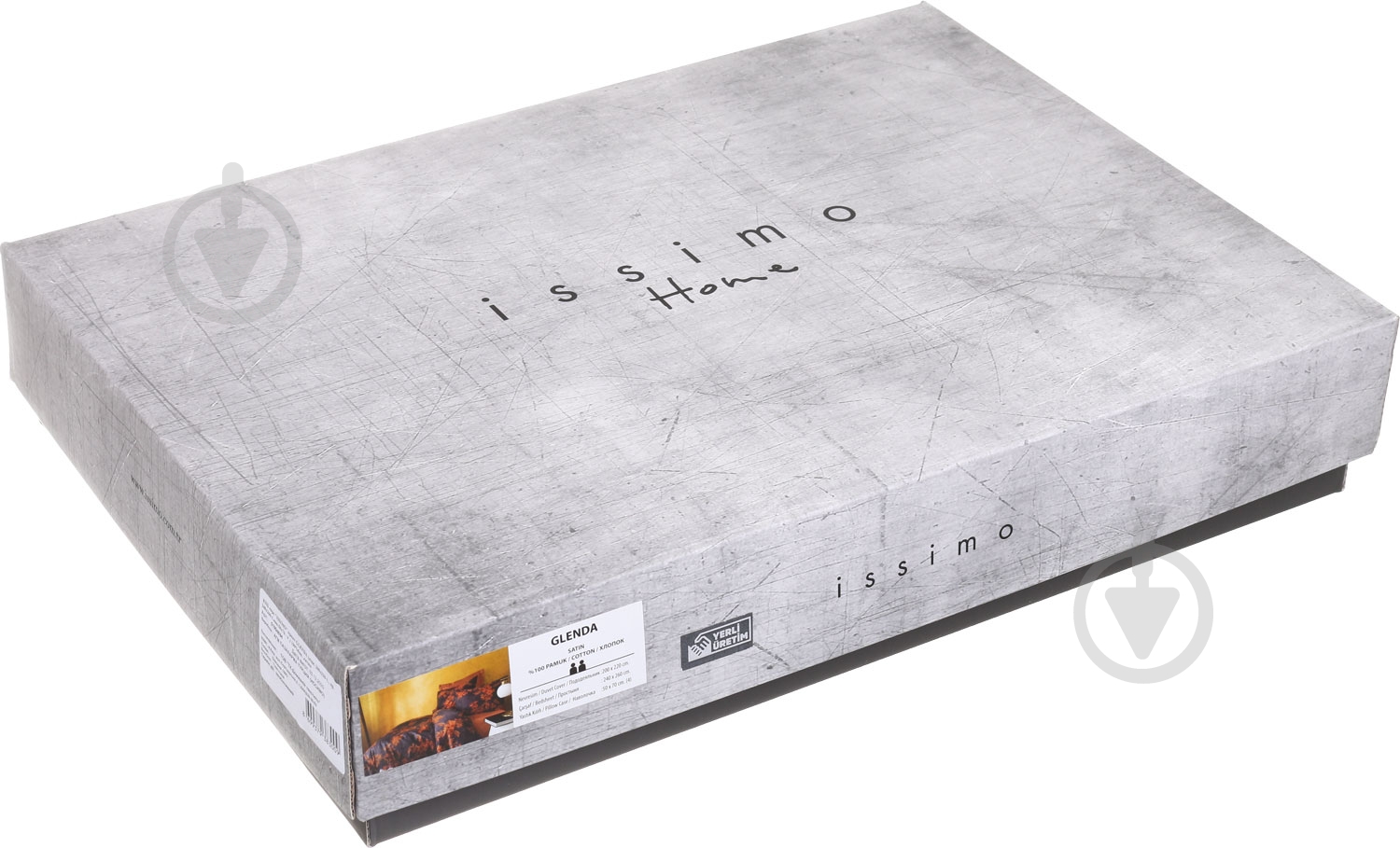 Комплект постельного белья Glenda євро разноцветный Issimo - фото 4