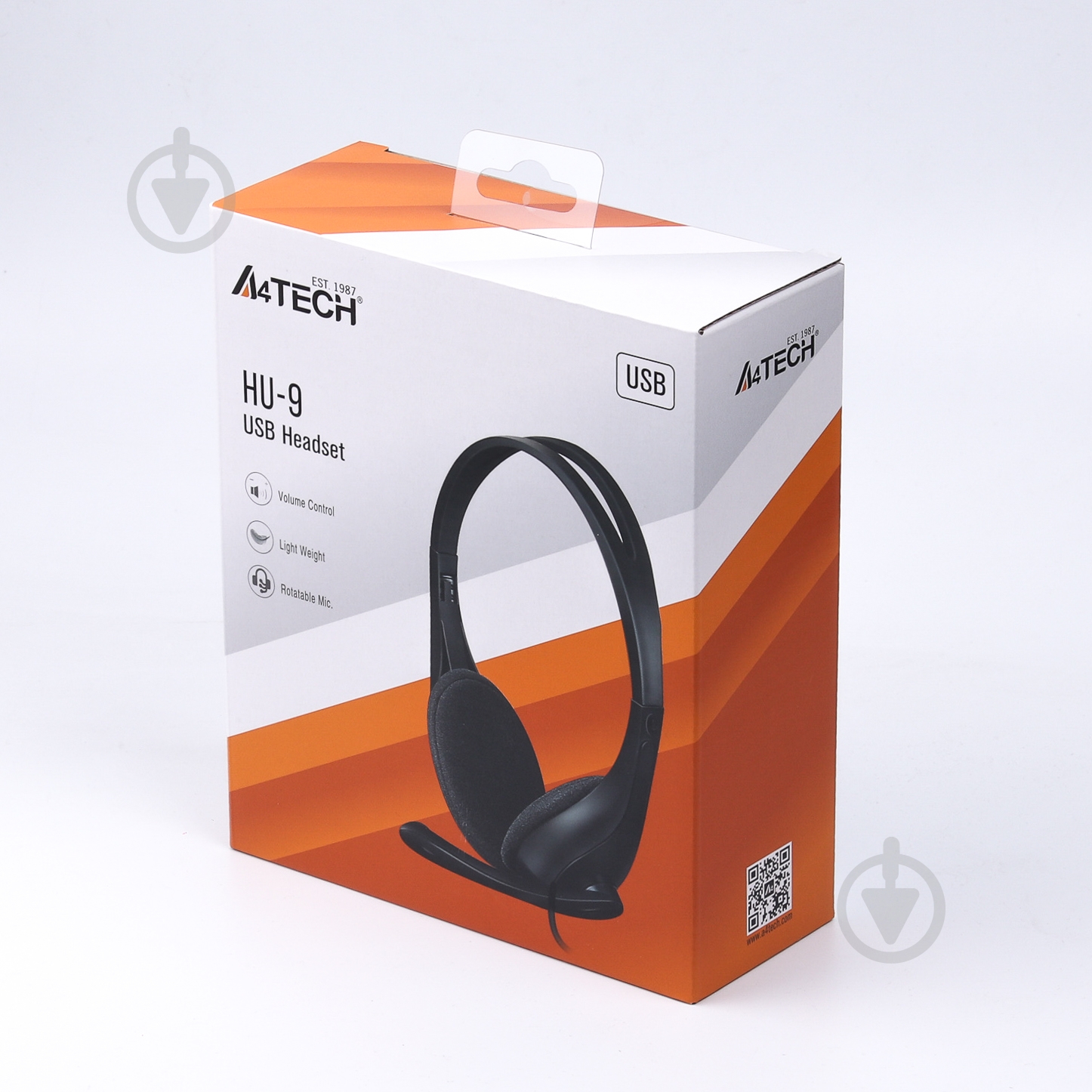 Наушники A4Tech HU-9 black (HU-9) USB - фото 4 Наушники A4Tech HU-9 black (HU-9) USB - фото 4