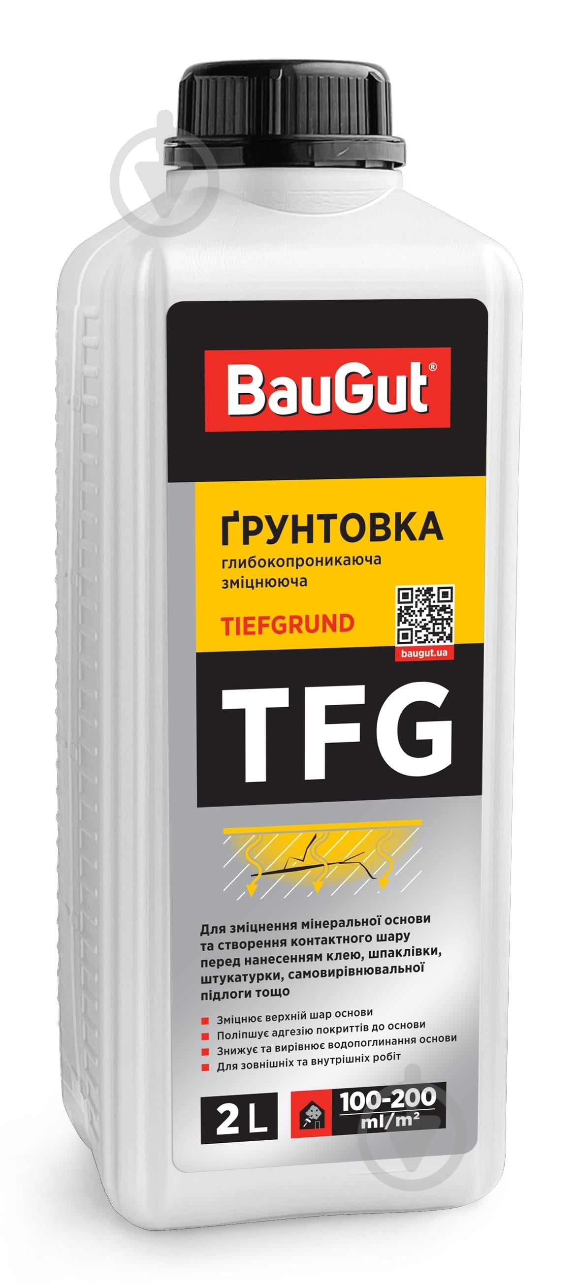 Грунтовка глубокопроникающая BauGut TFG 2 л - фото 1
