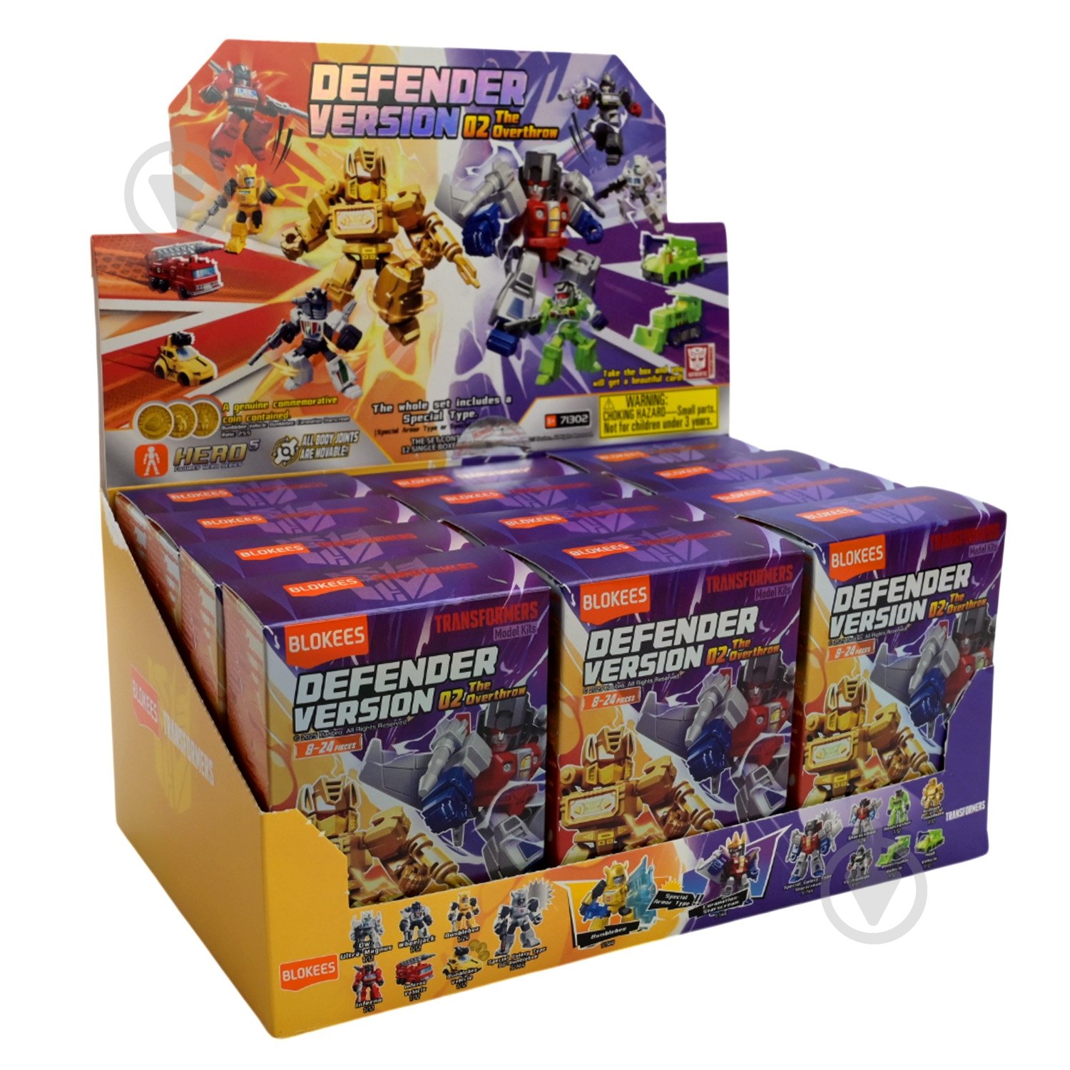 Фигурка-конструктор Blokees Transformersарт 71302 - фото 15