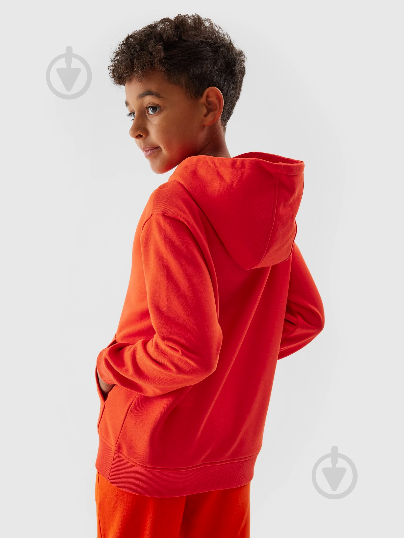 Джемпер 4F SWEATSHIRT M1090 4FJRAW23TSWSM1090-70S р.152 оранжевый - фото 4